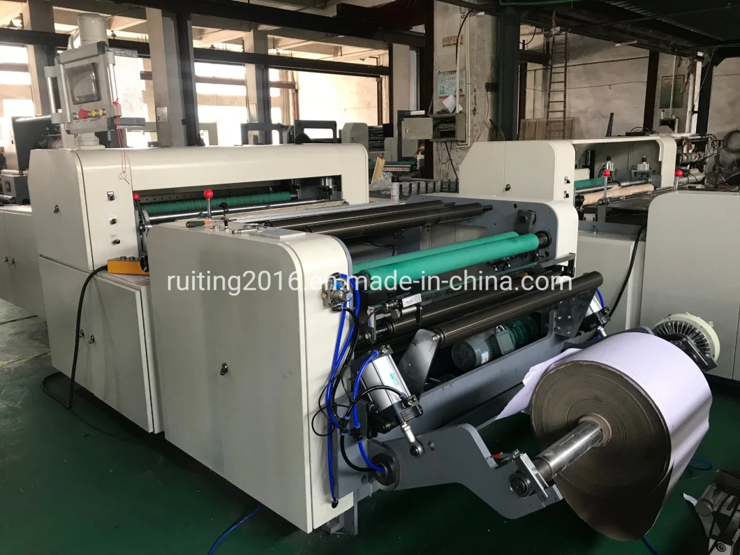 Automatic High Speed Non Woven Fabric Cross Cutting Roll to Sheet Cutting EVA Foam PVC Air Bubble Film Sheet Cutter Machine