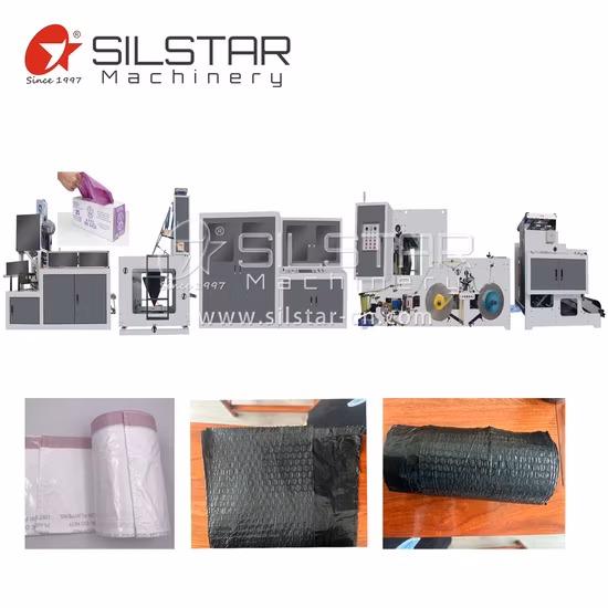 Drawstring Garbage Bag Making Machine