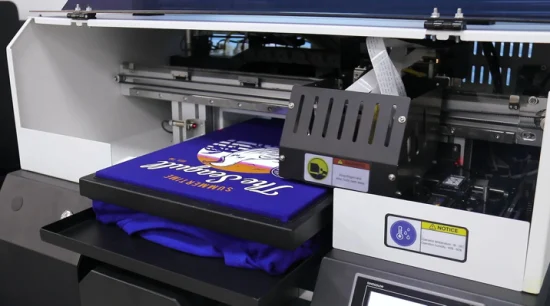 A3 A2 크기 2개의 머리 빠른 속도 1440dpi 흰색 잉크 순환이 가능한 디지털 DIY DTG 프린터 티셔츠 인쇄 기계