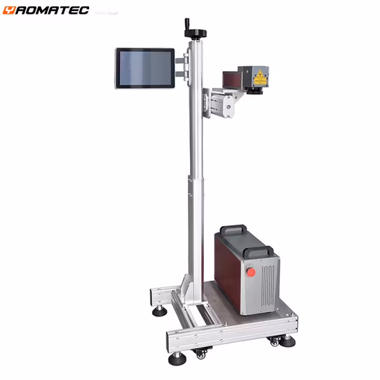 베스트 셀러 바코드 마킹 자동 와이어 케이블 레이저 조각 및 인쇄 기계 날짜 일련 번호 프린터 30W 가격